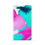 Front Side of Personalized iPhone Wallet Case with 5 design