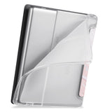 flexible back TPU cover of Personalized Kindle Oasis Case with Pink Marble design