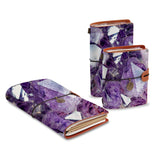 three size of midori style traveler's notebooks with Crystal Diamond design